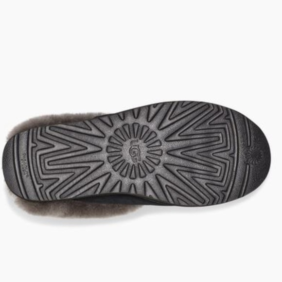 UGG | Cluggette Slippers In Black Grey Indoor Outdoor NEW - Picture 16 of 17
